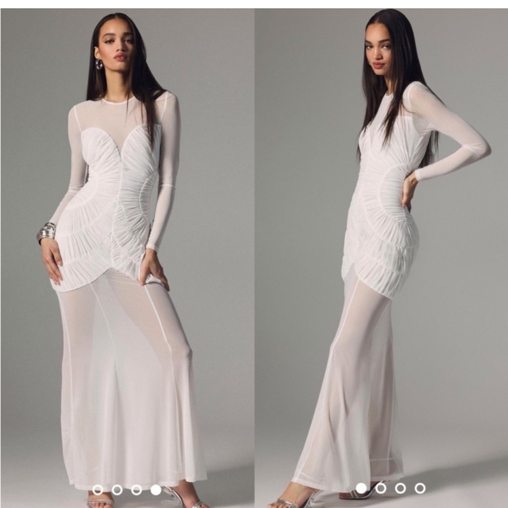 MISHA- white dress